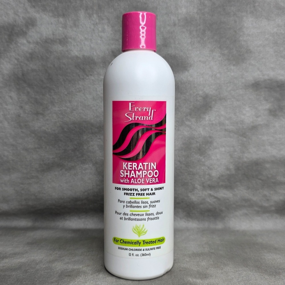 Every Strand Keratin Shampoo w/Aloe Vera 12 oz